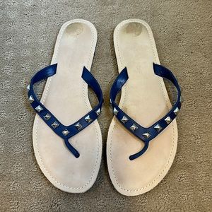 Rebecca Minkoff Blue Studded Sandals